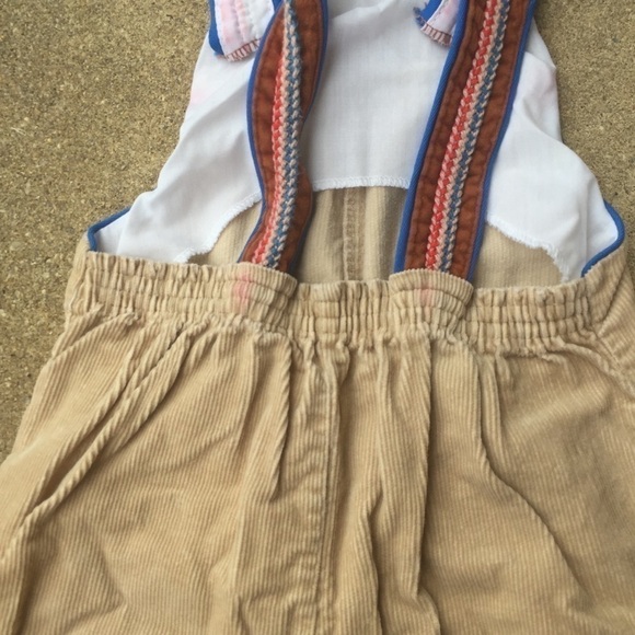 Vintage Corduroy Embroidered Overalls - Picture 7 of 7